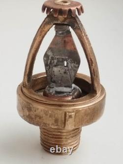 Vintage 1901 USA factory brass fire sprinkler Grinnell