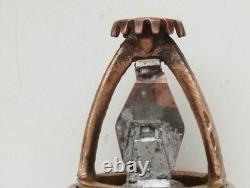 Vintage 1901 USA factory brass fire sprinkler Grinnell
