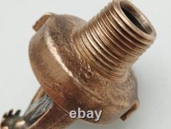 Vintage 1901 USA factory brass fire sprinkler Grinnell