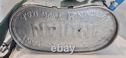 Vintage 1960s D. B. Smith Indian Fire Pump 5 Gallon with Hose & Nozzle Utica NY