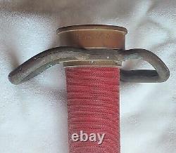 Vintage 1968 Brass Firehose Nozzle Powhatan B&I Works NS 30 Firefighter West VA