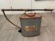 Vintage 1968 D. B. Smith Indian Fire Pump 5 Gallon With Hose & Nozzle Utica Ny