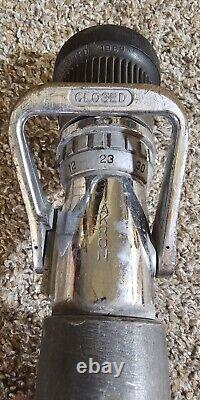 Vintage 1969 Akron Brass TurboJet Fire Fighter Pistol Grip Nozzle