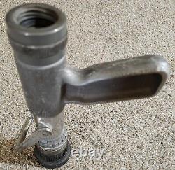 Vintage 1969 Akron Brass TurboJet Fire Fighter Pistol Grip Nozzle