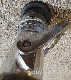 Vintage 1969 Akron Brass TurboJet Fire Fighter Pistol Grip Nozzle