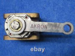 Vintage 1 1/2 Akron Brass Ball Valve Fire Fighting