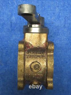 Vintage 1 1/2 Akron Brass Ball Valve Fire Fighting