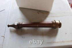 Vintage 20 Brass and Copper Fire Hose Nozzle No markings