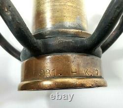 Vintage 30 Elkhart Brass Fire Nozzle Double Handle