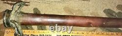 Vintage 30 Firehose Nozzle Brass And Copper 1952 W D Allen Mfg Co. Chicago