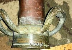 Vintage 30 Firehose Nozzle Brass And Copper 1952 W D Allen Mfg Co. Chicago