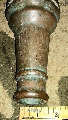 Vintage 30 Firehose Nozzle Brass And Copper 1952 W D Allen Mfg Co. Chicago