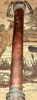 Vintage 30 Firehose Nozzle Brass And Copper 1952 W D Allen Mfg Co. Chicago