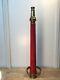 Vintage 30 In. Brass Red Cord W. D. Allen Mfg. Co. Chicago Fire Nozzle