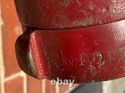 Vintage 50' FIRE HOSE Boston, NFD Brass Couplings RePurpose