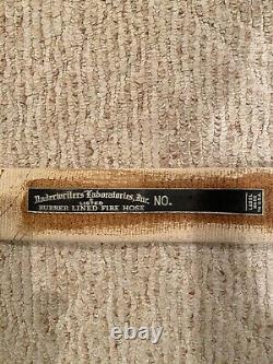 Vintage 50ft Fire Hose Underwriters Laboratories Brass Fittings