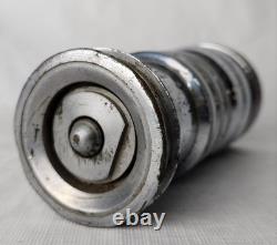 Vintage 5.5 Akron Brass Fire Fighter Hose Nozzle Fighting Equipment