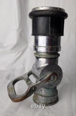 Vintage 8.5 The Wooster Brass Fire Fighter Hose Nozzle Fighting Equipment
