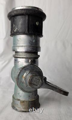 Vintage 8.5 The Wooster Brass Fire Fighter Hose Nozzle Fighting Equipment