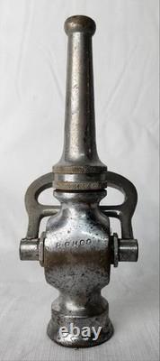 Vintage 8.75 Colt Brass Fire Fighter Hose Nozzle Fighting Equipment