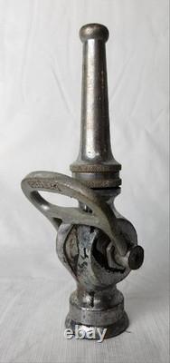 Vintage 8.75 Colt Brass Fire Fighter Hose Nozzle Fighting Equipment