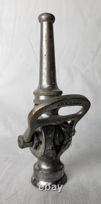 Vintage 8.75 Colt Brass Fire Fighter Hose Nozzle Fighting Equipment