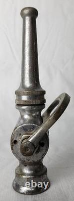 Vintage 8.75 Colt Brass Fire Fighter Hose Nozzle Fighting Equipment