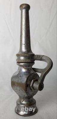 Vintage 8.75 Colt Brass Fire Fighter Hose Nozzle Fighting Equipment