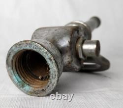 Vintage 8.75 Colt Brass Fire Fighter Hose Nozzle Fighting Equipment