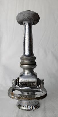 Vintage 9.5 Woodhouse Fire Fighter Hose Nozzle Fighting Equipment