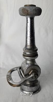 Vintage 9.5 Woodhouse Fire Fighter Hose Nozzle Fighting Equipment