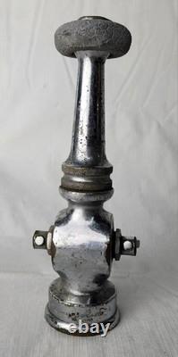 Vintage 9.5 Woodhouse Fire Fighter Hose Nozzle Fighting Equipment