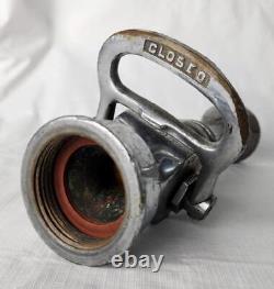 Vintage 9.5 Woodhouse Fire Fighter Hose Nozzle Fighting Equipment