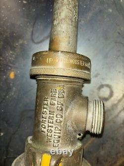 Vintage AKRON BRASS Splitter Valve With 1/2 Inch Brass Tip Combo Forester SF, CA