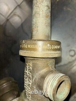 Vintage AKRON BRASS Splitter Valve With 1/2 Inch Brass Tip Combo Forester SF, CA