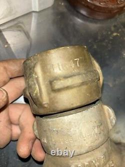 Vintage AKRON BRASS Splitter Valve With 1/2 Inch Brass Tip Combo Forester SF, CA