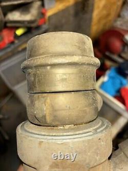 Vintage AKRON BRASS Splitter Valve With 1/2 Inch Brass Tip Combo Forester SF, CA