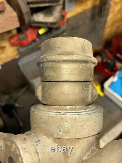 Vintage AKRON BRASS Splitter Valve With 1/2 Inch Brass Tip Combo Forester SF, CA