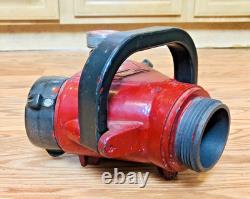 Vintage AKRON Brass Fire Hose Siamese Clapper Adapter Valve Hydrant Splitter NY