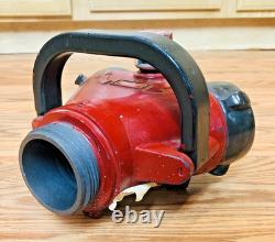 Vintage AKRON Brass Fire Hose Siamese Clapper Adapter Valve Hydrant Splitter NY