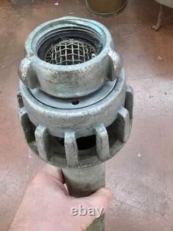 Vintage AKRON Brass MFG Co 36 Tall Water Fire Hose Truck Cannon Nozzle USA
