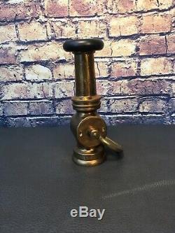 Vintage ALFCO 11/2 Brass Fire Nozzle By American Lafrance Fire Engine Co