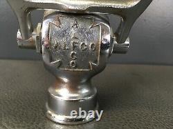 Vintage ALFCO brass FIRE NOZZLE shut off & nozzle tip / restored