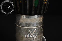 Vintage Adjustable Steel Fire Hose Nozzle