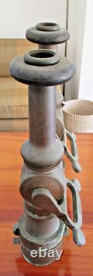 Vintage Akron Akro Ball Fire NozzlesFrom Hawaii Sugar Mill Fire Dept (Pair)