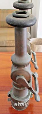 Vintage Akron Akro Ball Fire NozzlesFrom Hawaii Sugar Mill Fire Dept (Pair)