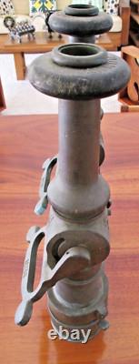 Vintage Akron Akro Ball Fire NozzlesFrom Hawaii Sugar Mill Fire Dept (Pair)
