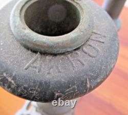 Vintage Akron Akro Ball Fire NozzlesFrom Hawaii Sugar Mill Fire Dept (Pair)