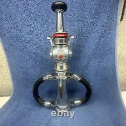 Vintage Akron Ball Fire Nozzle Elkhart Brass Co. Firefighter Fire Dept 20