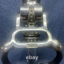 Vintage Akron Ball Fire Nozzle Elkhart Brass Co. Firefighter Fire Dept 20